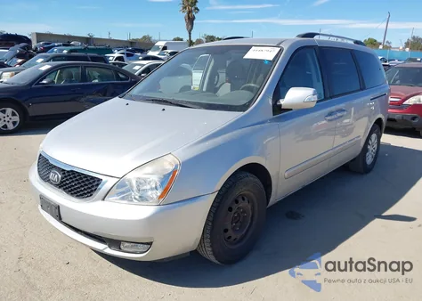 2014 Kia Sedona Lx z USA, uszkodzony, nr VIN KNDMG4C77E6538745